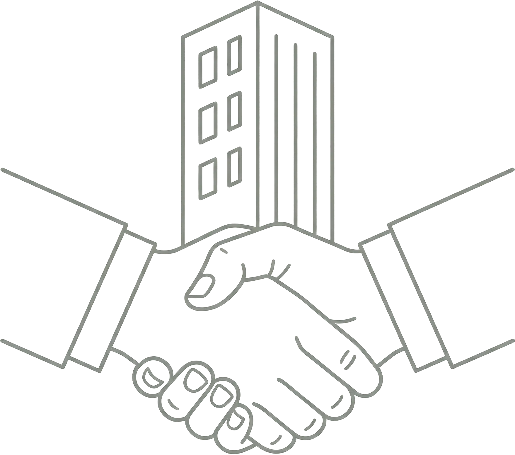 会社イメージのラインアート