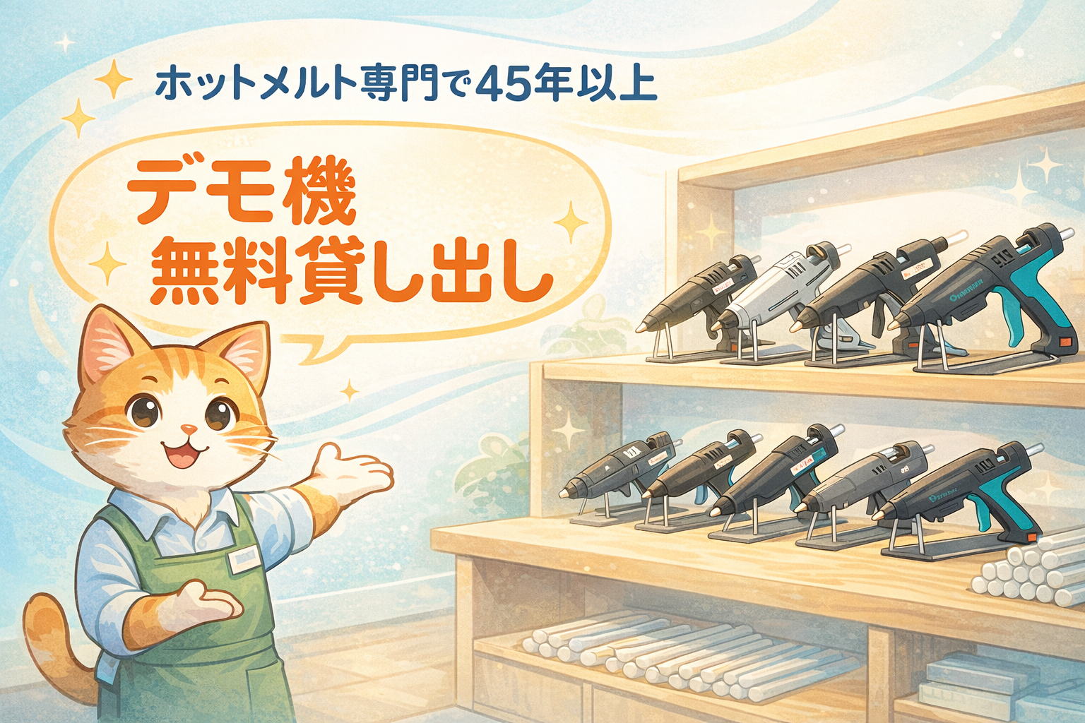 ホットメルト接着剤紹介 | ウチモト商会